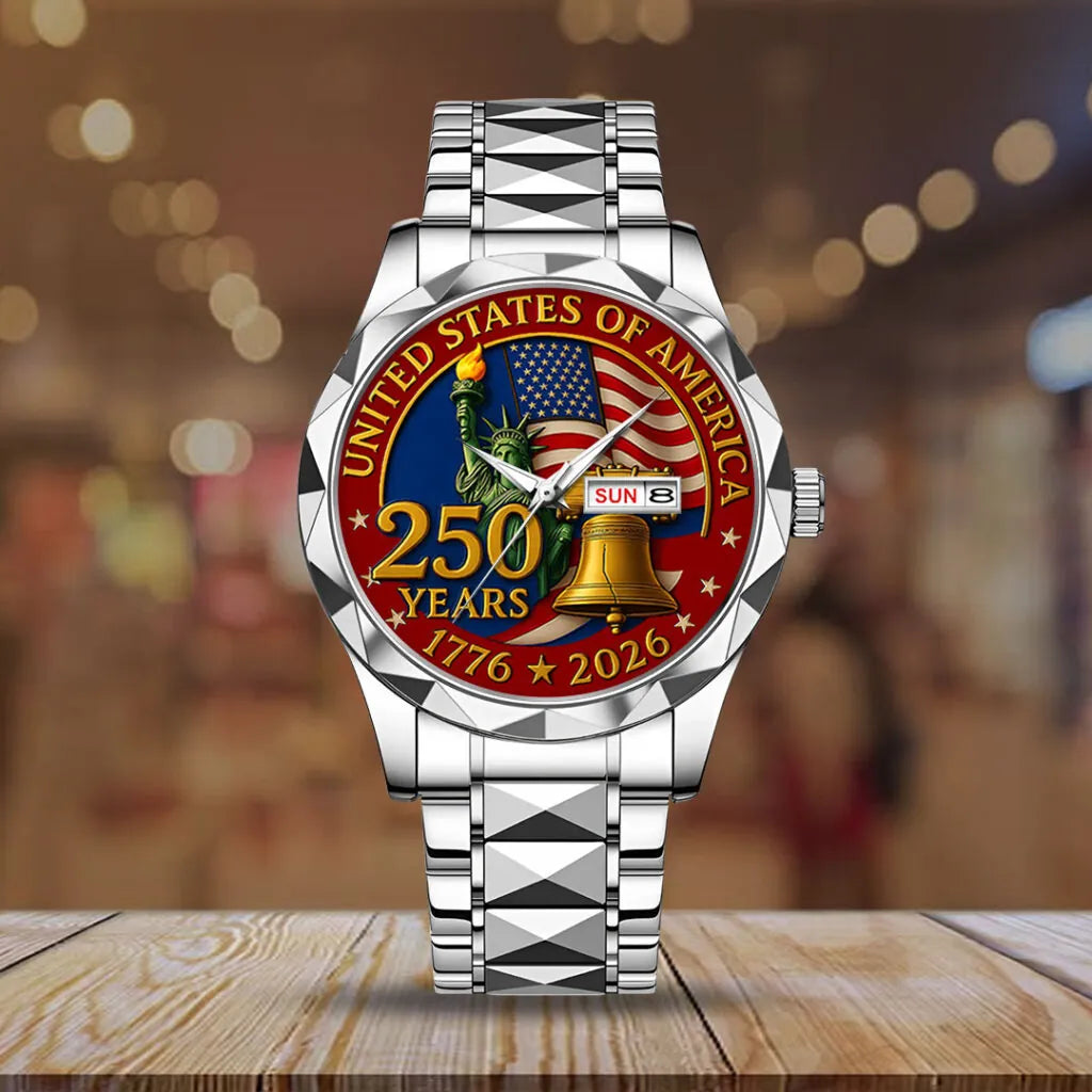 America250 Alloy Luxury Quartz Watch – NGHIAVT5251