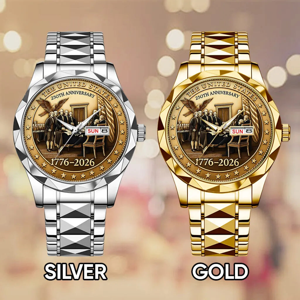 America250 Alloy Luxury Quartz Watch – TANTN 14643