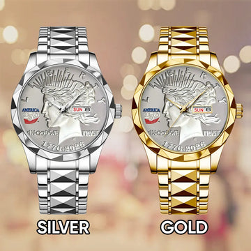 America250 Alloy Luxury Quartz Watch – TANTN 14729