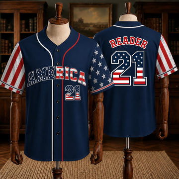 America 250 Baseball Jersey, USA Patriotic Button Up Shirt, Red White Blue Baseball Uniform, Independence Day Gift, USA Fan Jersey