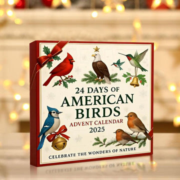 American Birds Advent Calendar 2026 24 Day Birds Figurines Vintage Christmas Ornament Countdown