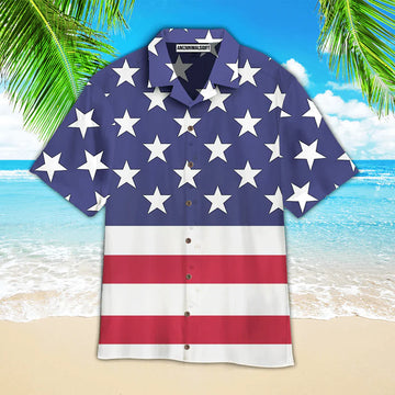 American Flag Aloha Hawaiian Shirts For Men Women, 4th July Gift For Summer, Friend, Family, Patriot, Independence Day