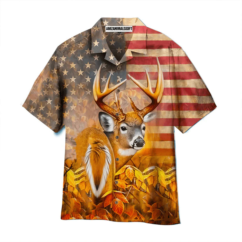 American Flag Flamingo Aloha Hawaiian Shirts For Men Women, 4th July Gift For Summer, Friend, Family, Patriot, Independence Day