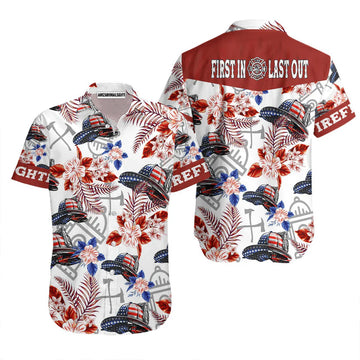 American Flag Rooster Aloha Hawaiian Shirts For Men Women, 4th July Gift For Summer, Friend, Family, Patriot, Independence Day
