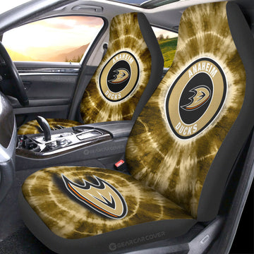 Anaheim Ducks Car Seat Covers Custom Tie Dye Car Accessories