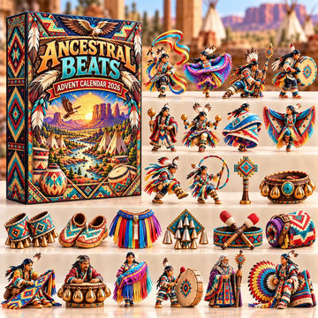Ancestral Beats Advent Calendar 2026 - 24-Day Countdown, Acrylic Charms