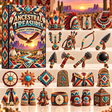 Ancestral Treasures Advent Calendar 2026 - 24-Day Countdown, Acrylic Charms