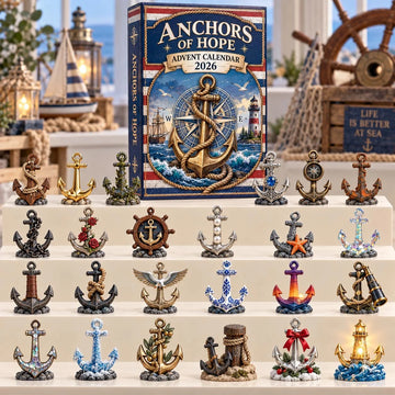 Anchors Of Hope Advent Calendar 2026 - 24-Day Countdown, Acrylic Charms