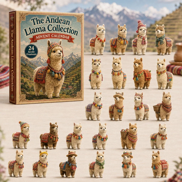 Andean Llama Advent Calendar 2026 - 24-Day Countdown, Acrylic Charms Every Day Bring New Suprises
