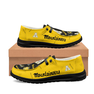 Appalachian State Mountaineers Loafers - Inspired By Hey Dude Shoes Style