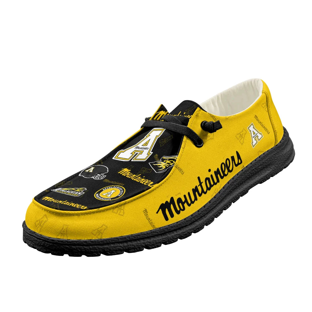 Appalachian State Mountaineers Loafers - Inspired By Hey Dude Shoes Style