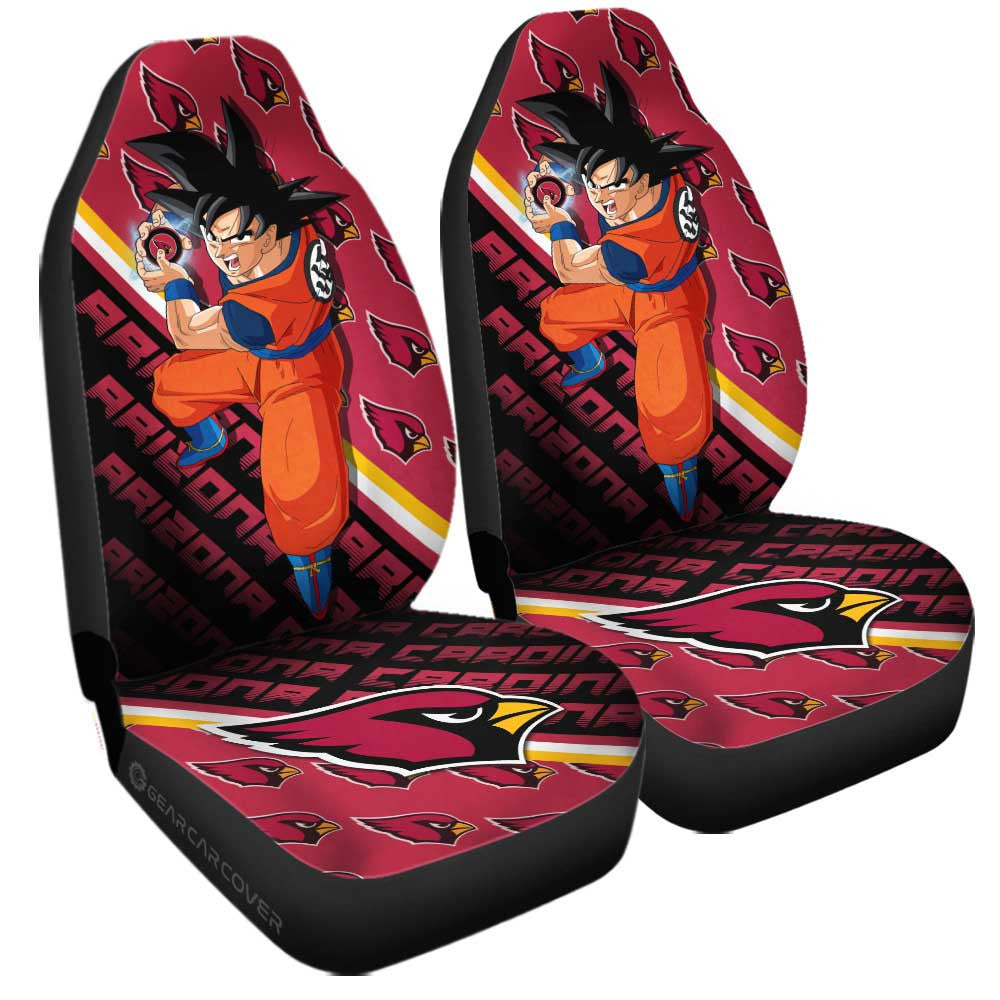 Arizona Cardinals Car Seat Covers Goku Car Accessories For Fans