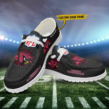 Arizona Cardinals Hey Dude Shoes -NFL Custom Name - Ingenious Gifts Your Whole Family