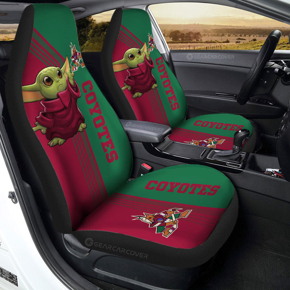 Arizona Coyotes Car Seat Covers Baby Yoda Car Accessories