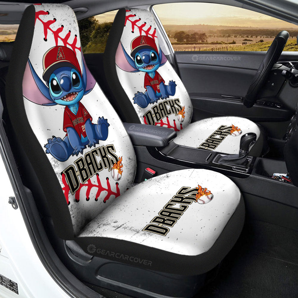 Arizona Diamondbacks Car Seat Covers Stitch Theme Collection