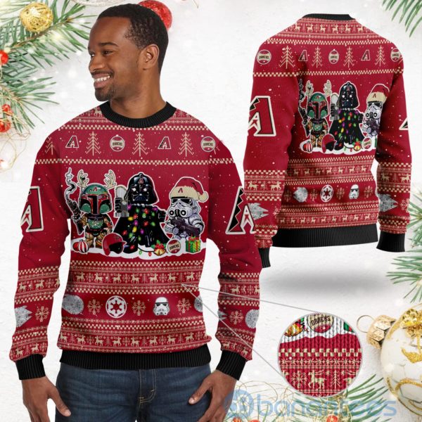 Arizona Diamondbacks Star Wars Ugly Christmas 3D Sweater