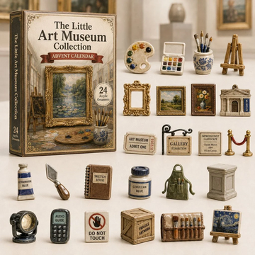 Art Museum Advent Calendar 2026 - 24-Day Countdown, Acrylic Charms Every Day Bring New Suprises
