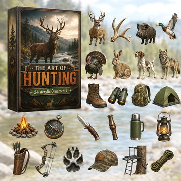 Art of Hunting Advent Calendar 2026 - 24-Day Countdown, Acrylic Charms Every Day Bring New Suprises