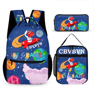 Astronaut Dinosaur I'm Ready to Crush - Personalized Kids Backpacks - Gifts for Kids