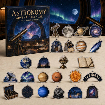 Astronomy Advent Calendar 2026 - 24-Day Countdown, Acrylic Charms