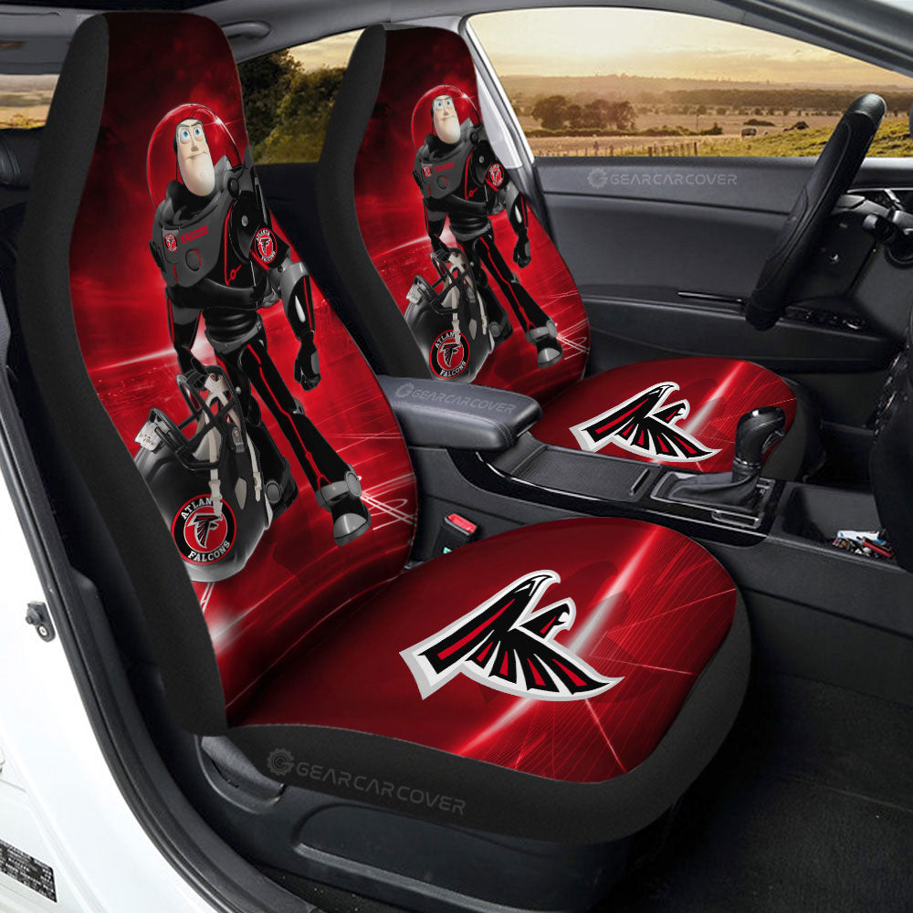 Atlanta Falcons Car Seat Covers Buzz Lightyear Car Accessories For Fan
