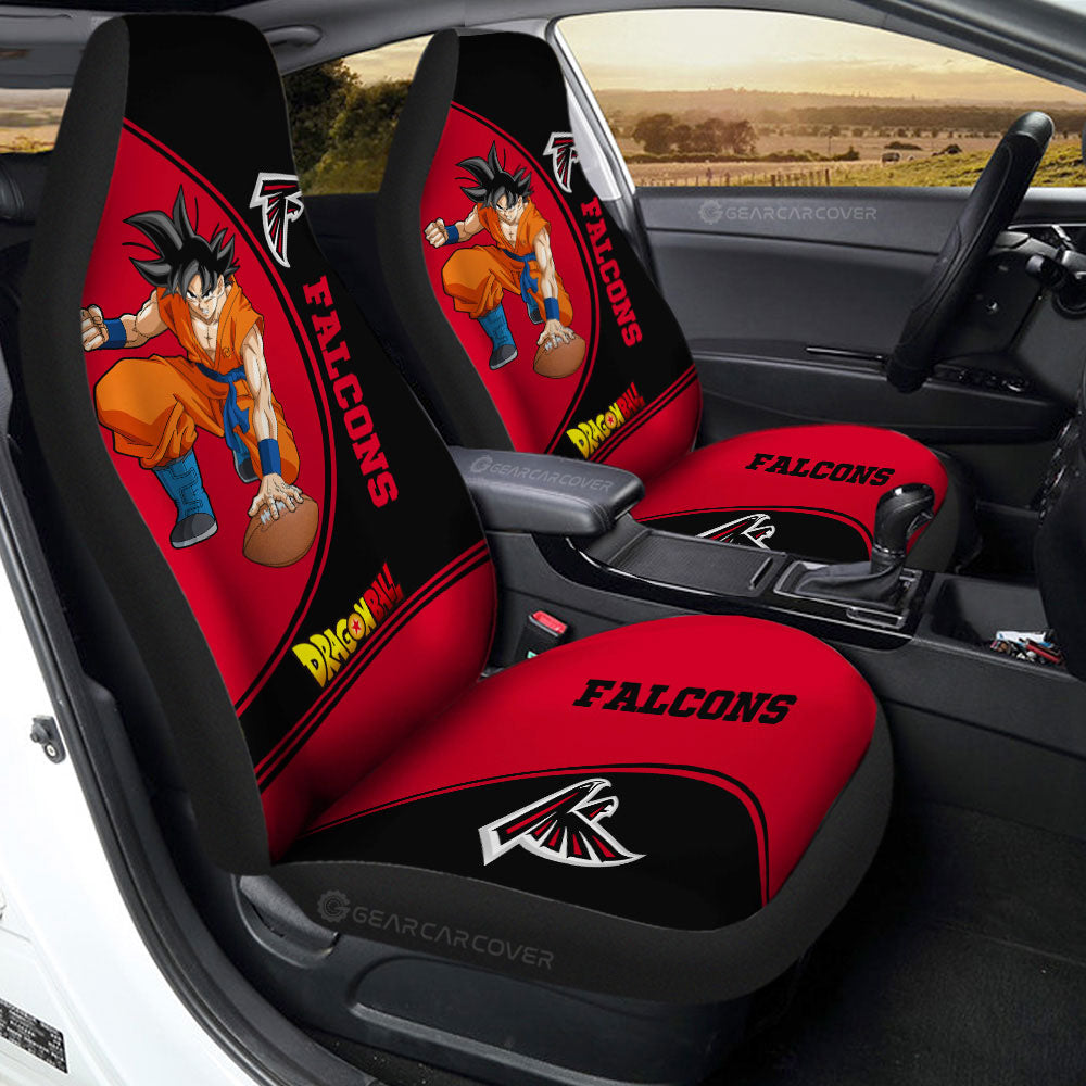 Atlanta Falcons Car Seat Covers Goku Car Accessories For Fans