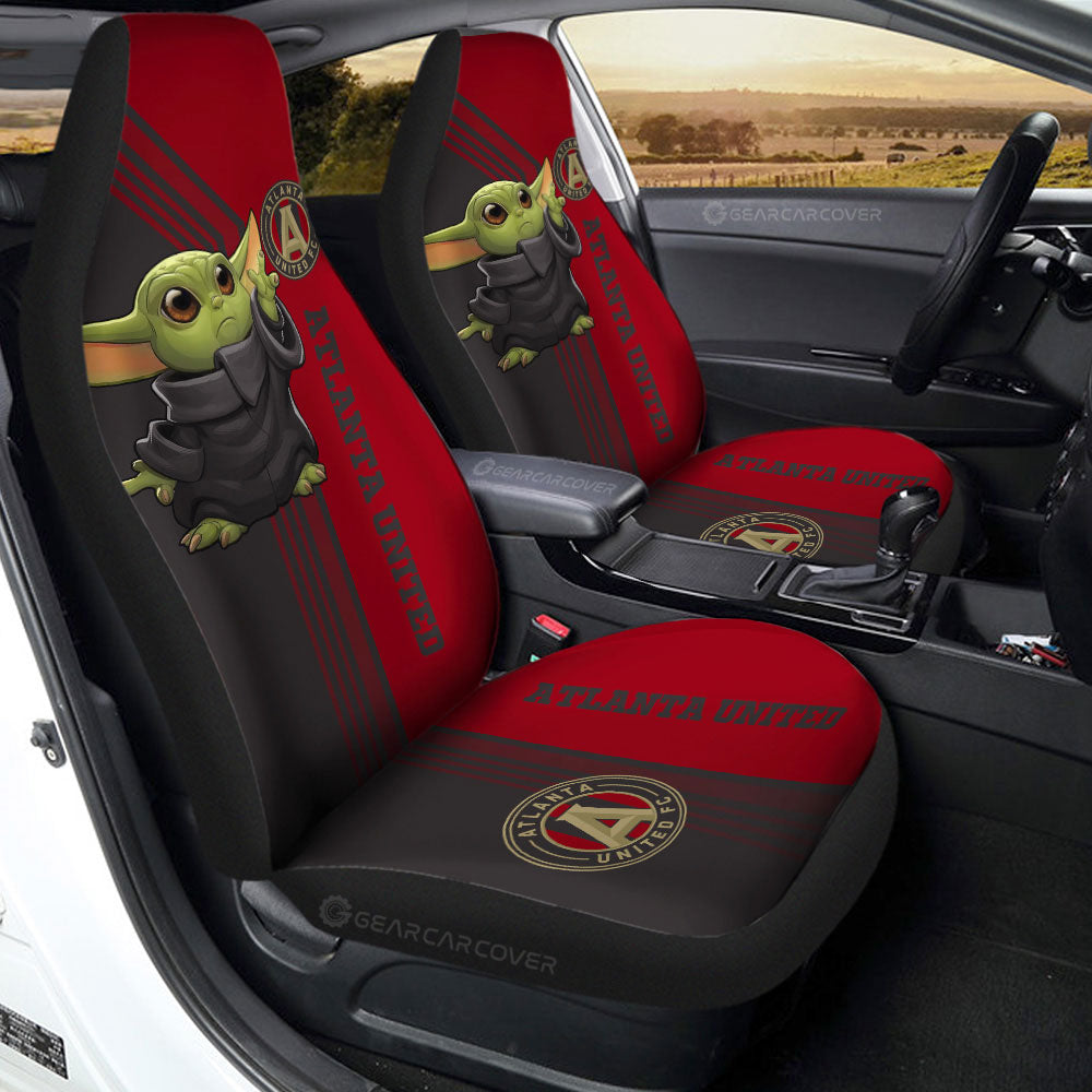 Atlanta United FC Car Seat Covers Baby Yoda Car Accessories