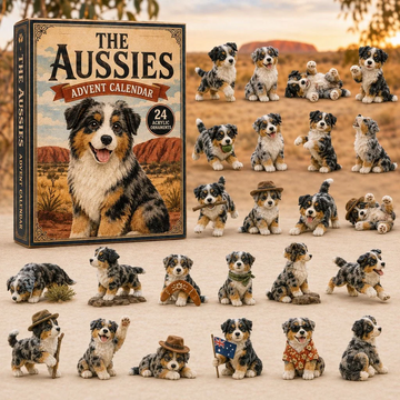 Aussie Dog Kingdom Advent Calendar 2026 - 24-Day Countdown, Acrylic Charms Every Day Bring New Suprises