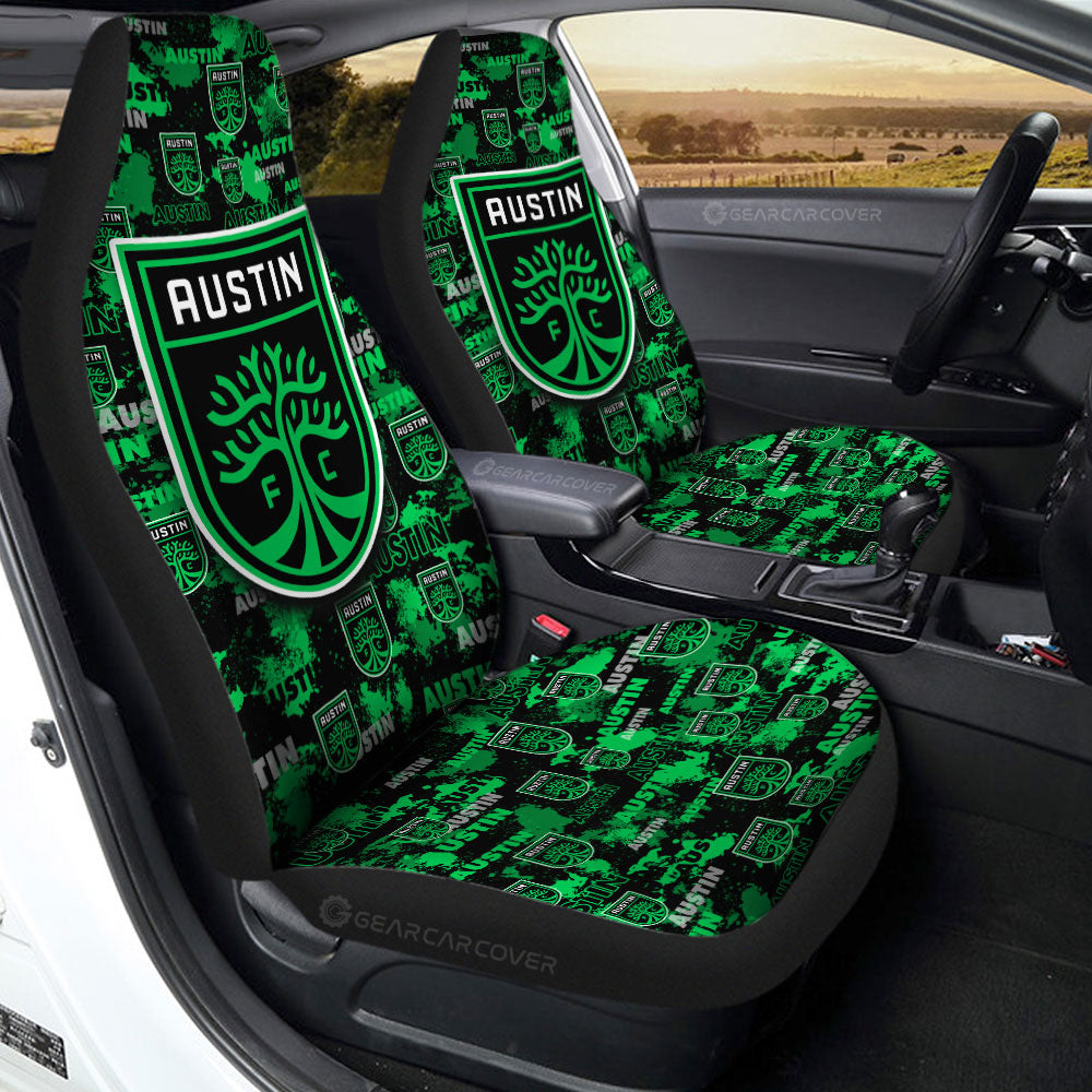 Austin FC Car Seat Covers Custom Car Accessories