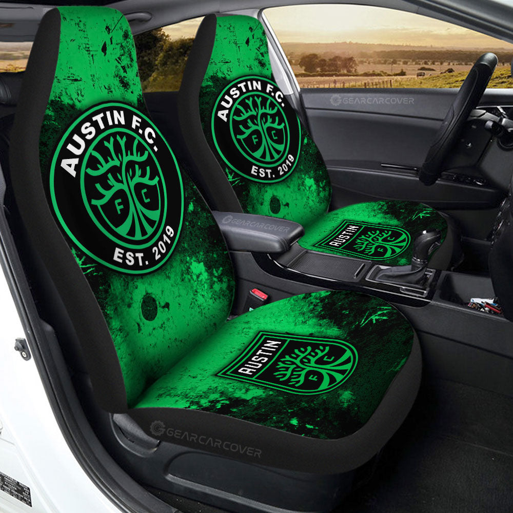 Austin FC Car Seat Covers Custom Car Accessories