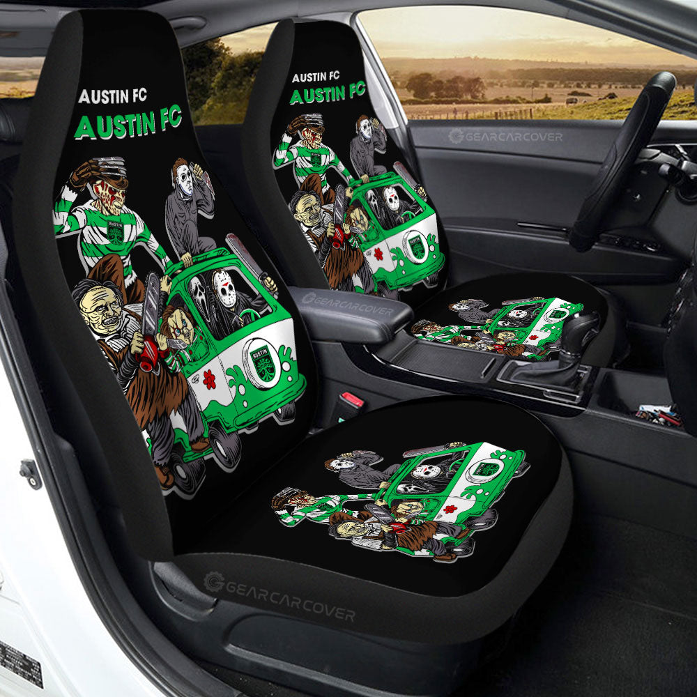 Austin FC Car Seat Covers Custom Car Accessories