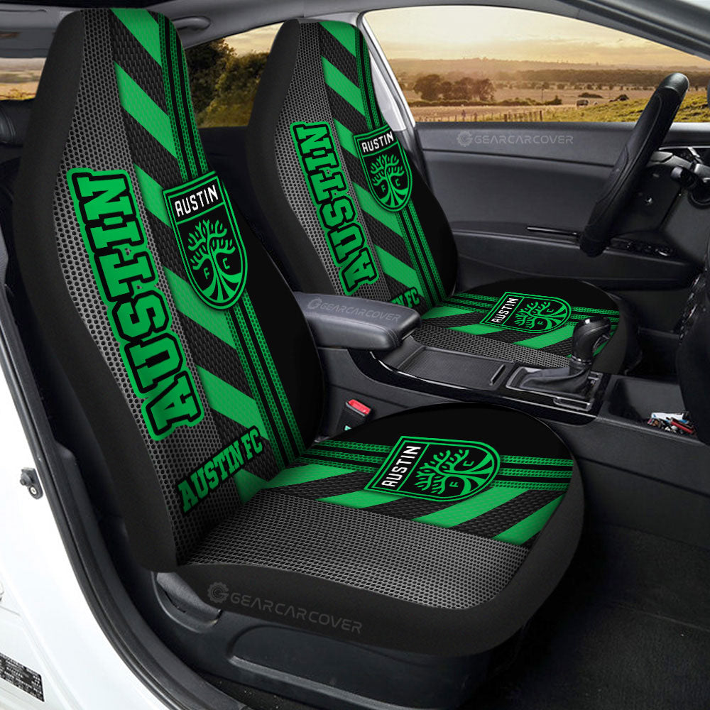 Austin FC Car Seat Covers Custom Car Accessories