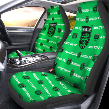 Austin FC Car Seat Covers Sporty Team Collection