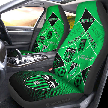 Austin FC Car Seat Covers Sporty Team Collection