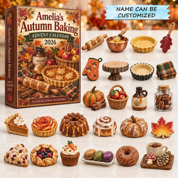 Autumn Baking advent calendar 2026 - 24-Day Countdown, Acrylic Charms