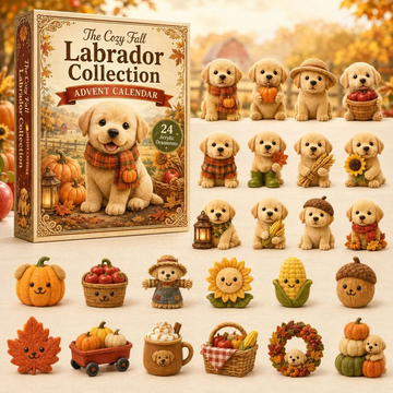 Autumn Labrador Advent Calendar 2026 - 24-Day Countdown, Acrylic Charms Every Day Bring New Suprises
