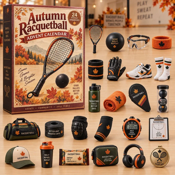 Autumn Racquetball Advent Calendar 2026 - 24-Day Countdown, Acrylic Charms Every Day Bring New Suprises