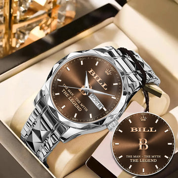 BILL K3579-102 Luxury Alloy-Men Watch, Personalized Premium Gift for Anniversary
