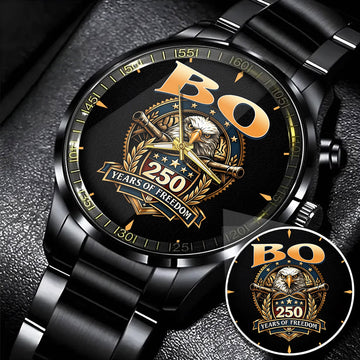 BO Y250-01 Personalized Watch, 250 Years Of Freedom 1776-2026