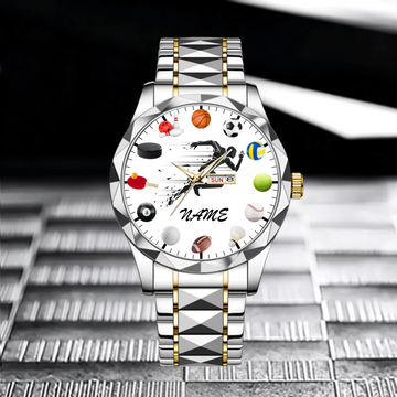 Ball sports Customized Watch - Personalized Name Watch
