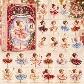 Ballerina Advent Calendar 2026 - 24-Day Countdown, Acrylic Charms