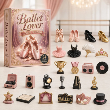 Ballet Lover Advent Calendar 2026 - 24-Day Countdown, Acrylic Charms Every Day Bring New Suprises