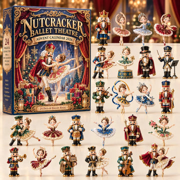 Ballet Nutcracker advent calendar 2026 - 24-Day Countdown, Acrylic Charms