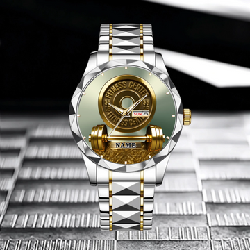 🏋️Barbell Spirit Customized Watch – Personalized Name - Gift For Fitness Lovers