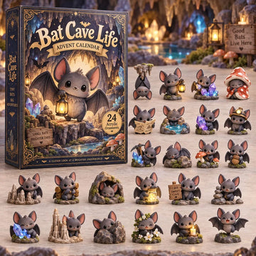 Bat Cave Life Advent Calendar 2026 - 24-Day Countdown, Acrylic Charms