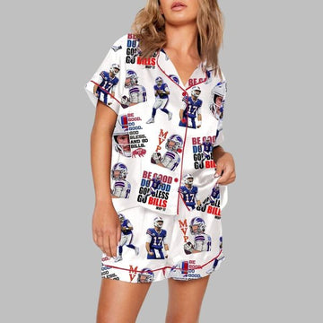Be Good Do Good God Bless and Go Bills MVP Pajama Set