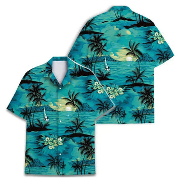 Beach Tropical Hawaiian Shirt For Men And Women, Beach Lovers Hawaiian Shirts HE0123