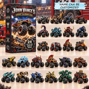 Beast Torque Advent Calendar 2026 - 24-Day Countdown, Acrylic Charms