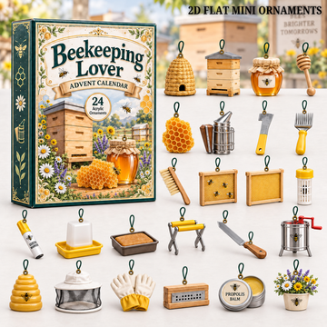 Beekeeping Lover Advent Calendar 2026 24 Day Festive Countdown Acrylic Charms Blind Box Gift For Outdoor Hobby Lovers