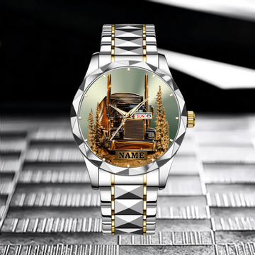 Best Truck Driver Customized Watch - Personalized Name Watch - Memorial Gift for Truck Driver